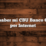 Cómo saber mi CBU Banco Galicia por Internet