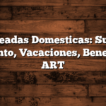 Empleadas Domesticas: Sueldo, Aumento, Vacaciones, Beneficios, ART